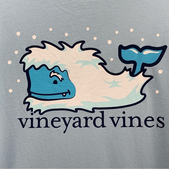 Vineyard Vines Men's Size S Long Sleeve Light Blue Pullover Shirt Whale Logo - Picture 10 of 10